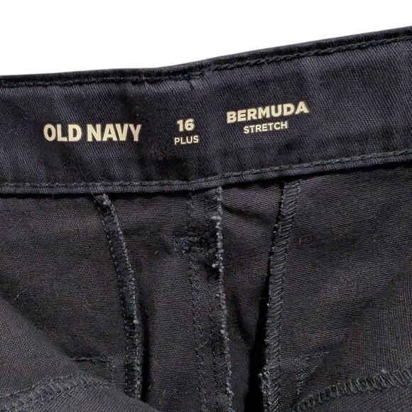 Old Navy Girls Navy Blue Bermuda Shorts 16 Plus - Picture 6 of 8